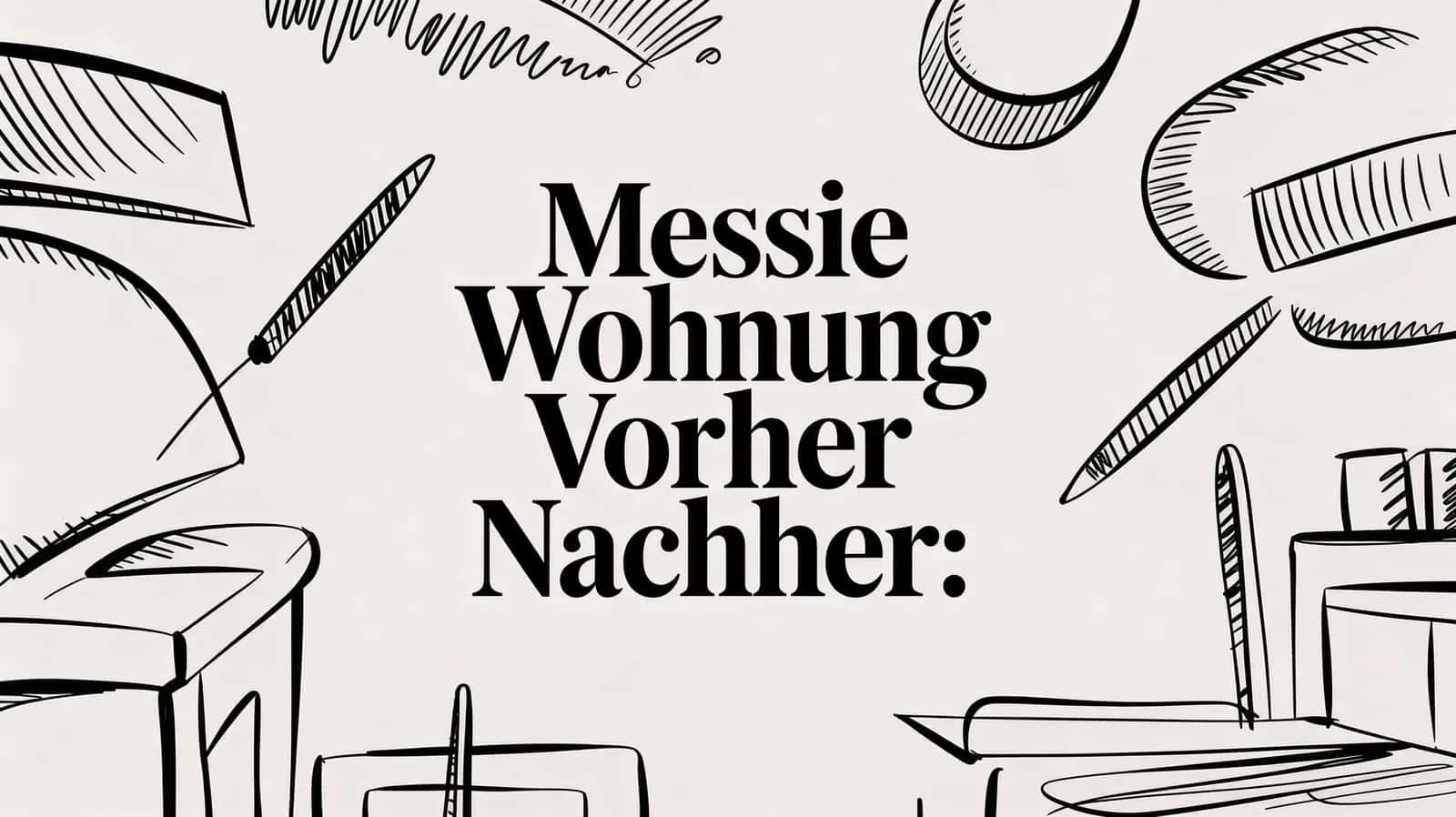 Messie Wohnung vorher nachher: 8 Fallbeispiele mit Kosten & Tipps