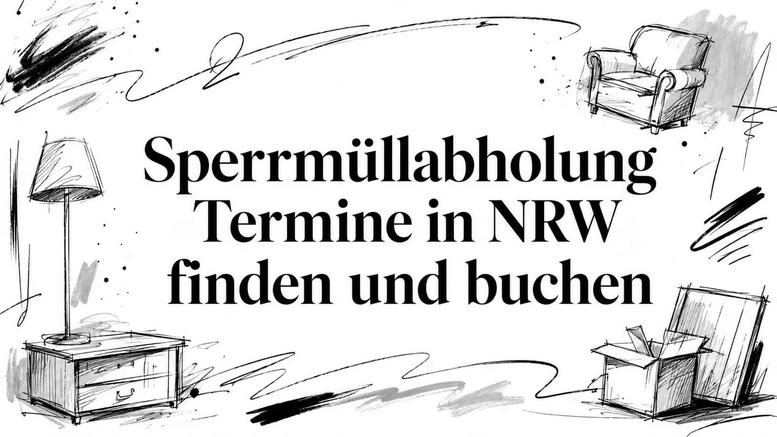 Sperrmüllabholung Termine in NRW finden und buchen