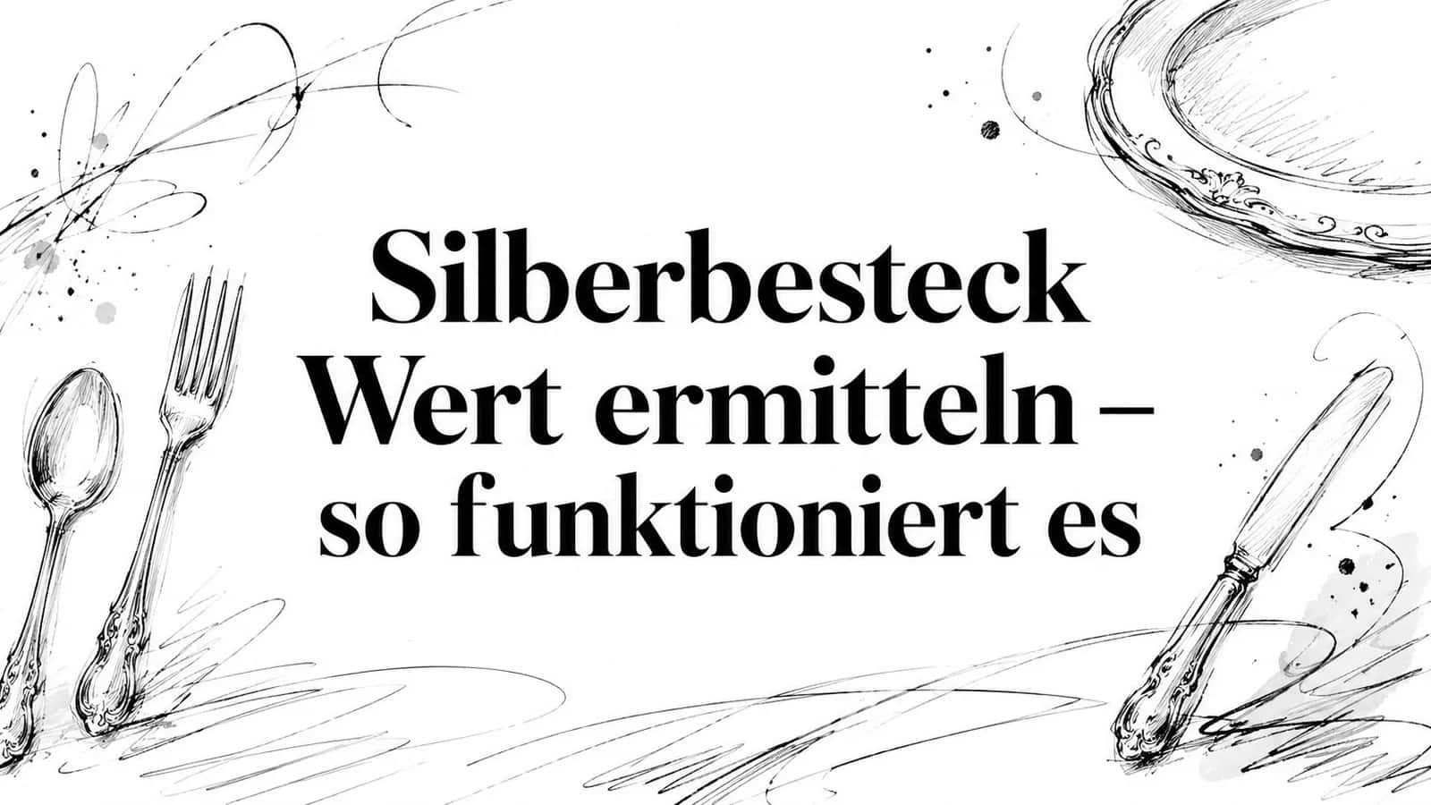 Silberbesteck Wert ermitteln – so funktioniert es