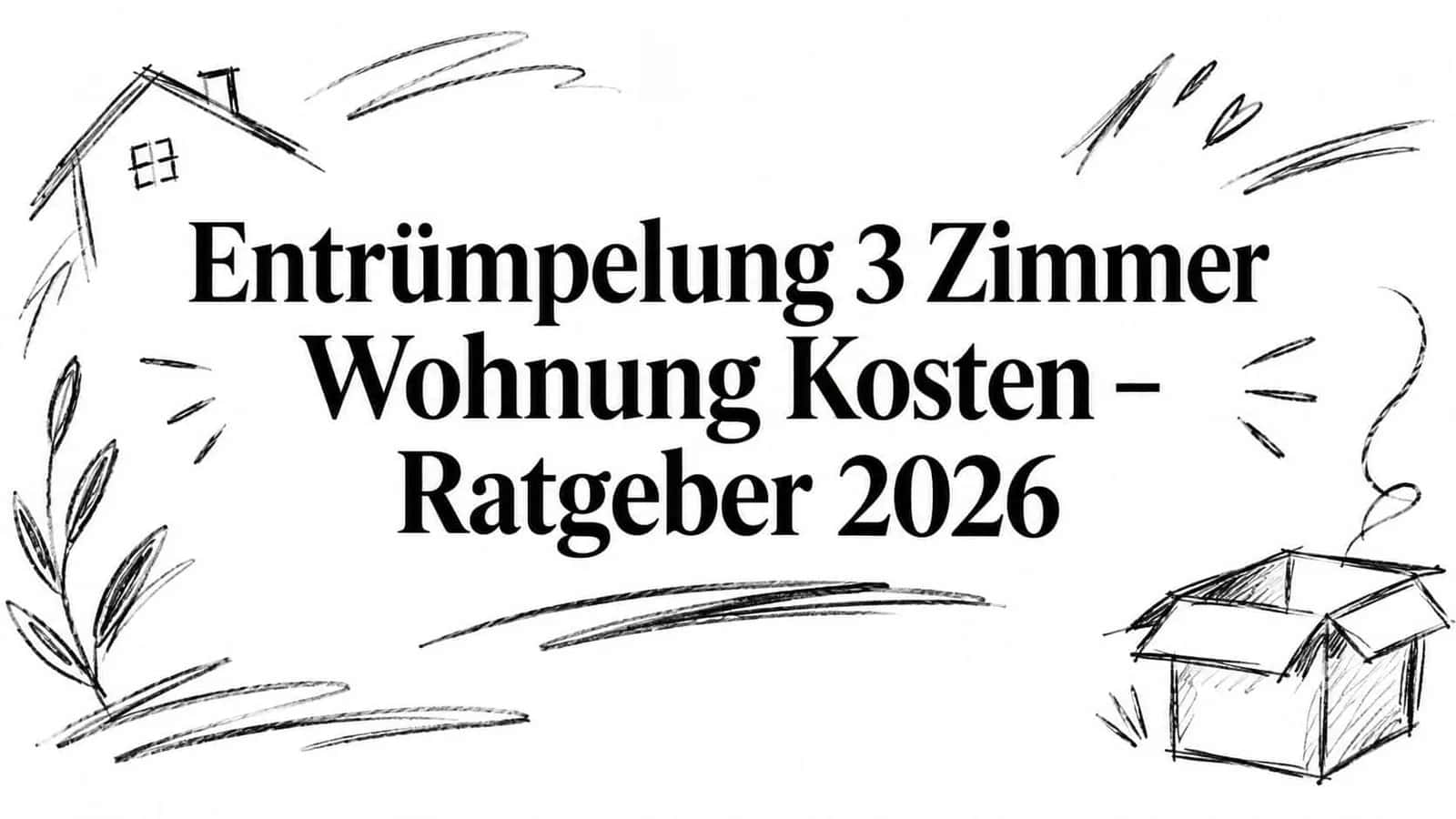 Entrümpelung 3 Zimmer Wohnung Kosten – Ratgeber 2026