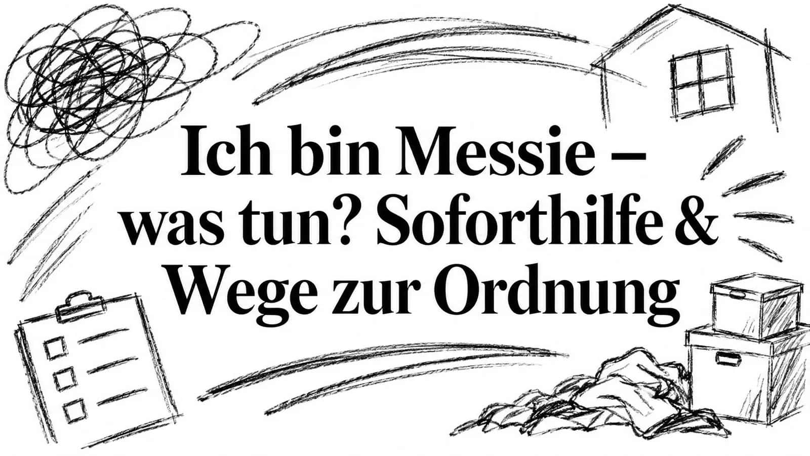 Ich bin Messie – was tun? Soforthilfe & Wege zur Ordnung