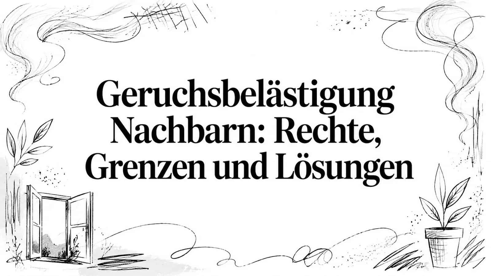 Geruchsbelästigung Nachbarn: Rechte, Grenzen und Lösungen