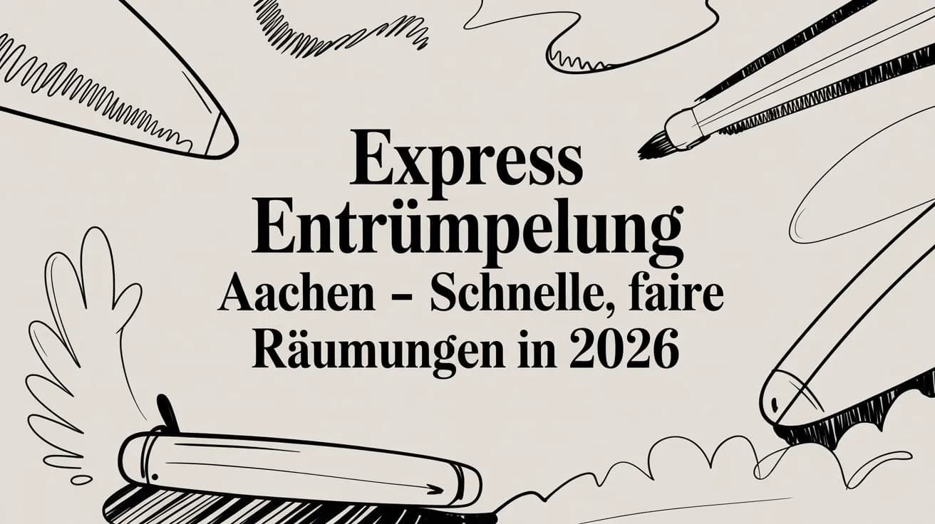 Express Entrümpelung Aachen – Schnelle Hilfe, wenn die Zeit drängt
