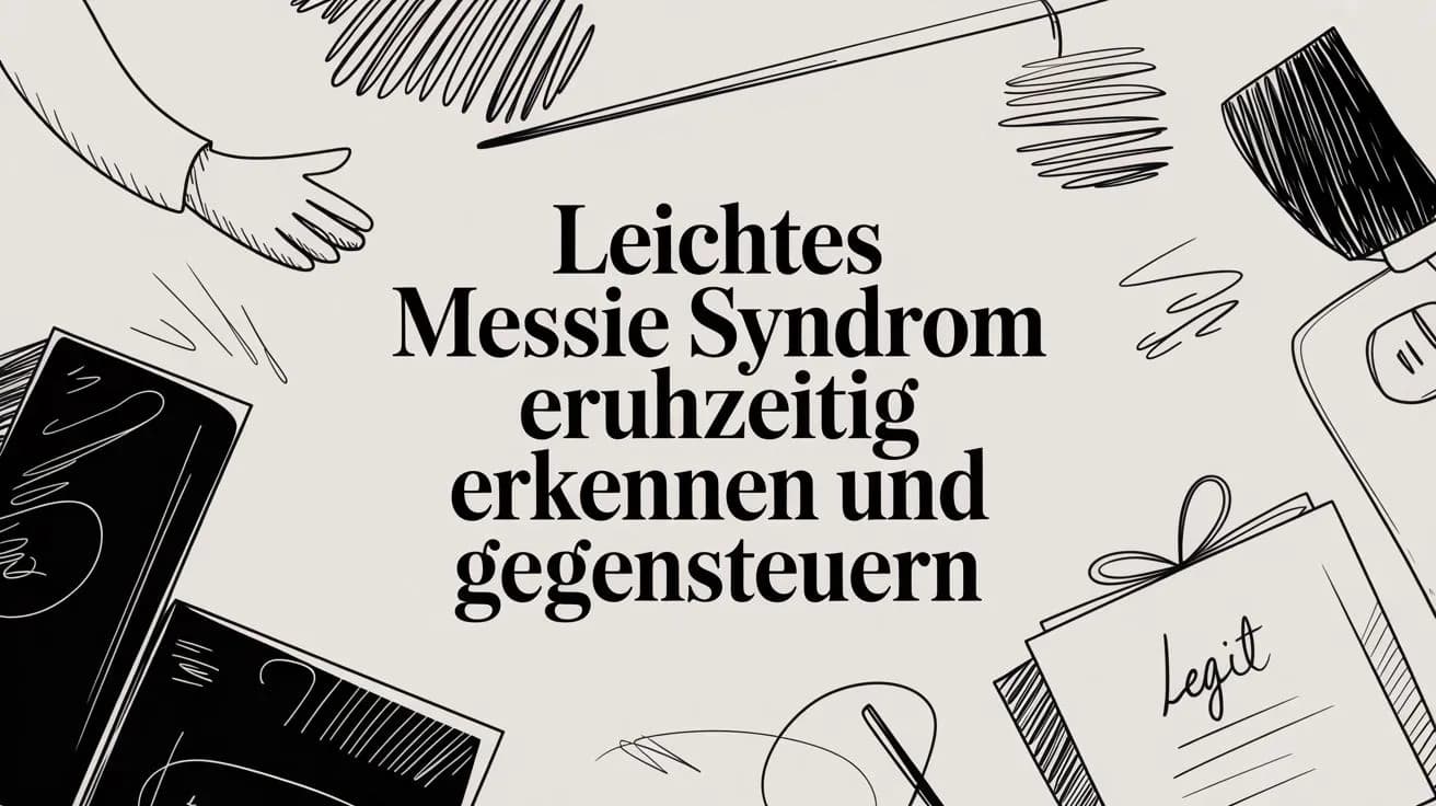 Leichtes Messie Syndrom frühzeitig erkennen und gegensteuern
