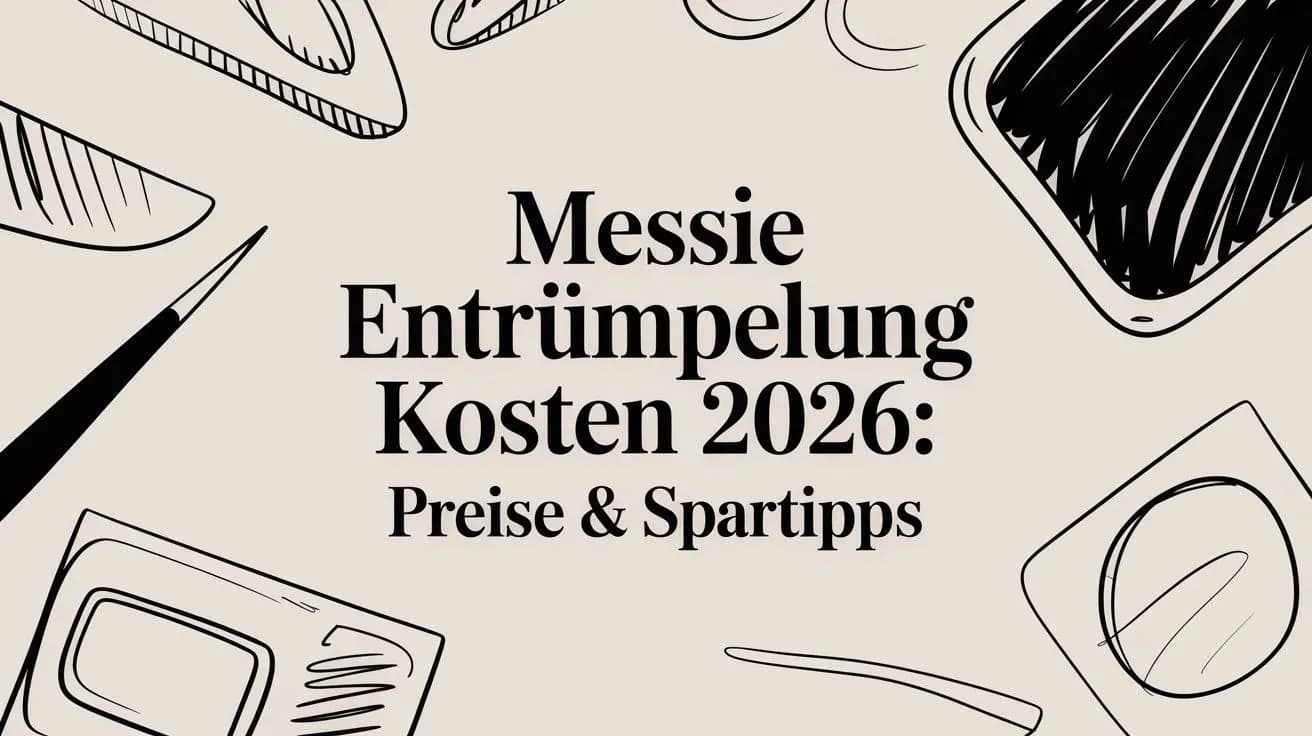 Messie Entrümpelung Kosten 2026: Preise & Spartipps