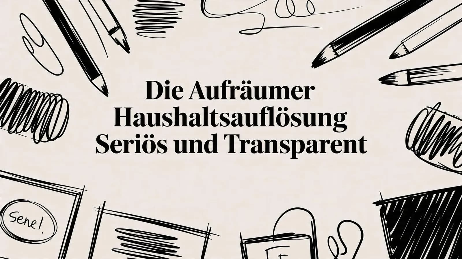 Die aufräumer haushaltsauflösung: Seriös und transparent