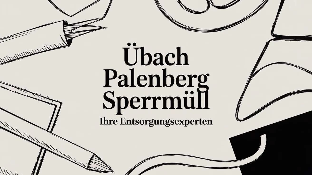 Übach Palenberg Sperrmüll: Ihre Entsorgungsexperten