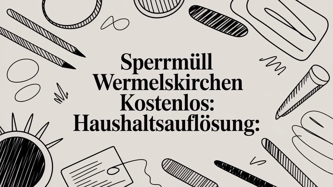 Sperrmüll wermelskirchen kostenlos: Haushaltsauflösung: