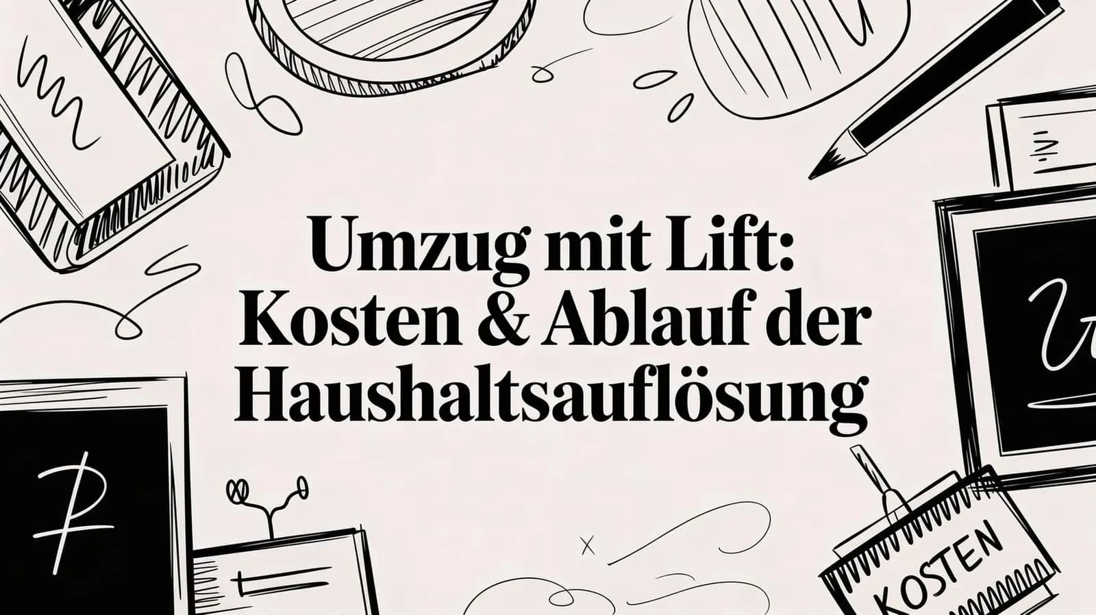 Umzug mit Lift: Kosten & Ablauf der Haushaltsauflösung