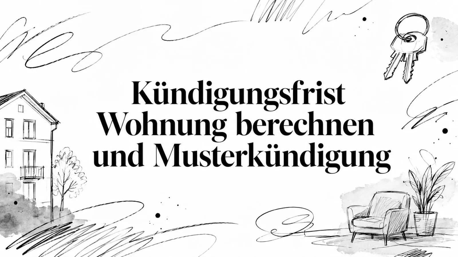 Kündigungsfrist Wohnung berechnen und Musterkündigung