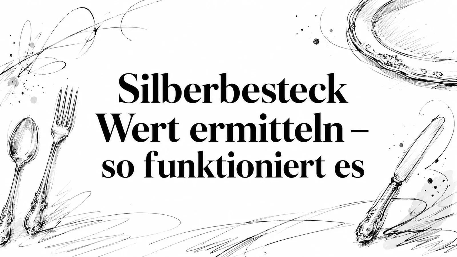 Silberbesteck Wert ermitteln – so funktioniert es
