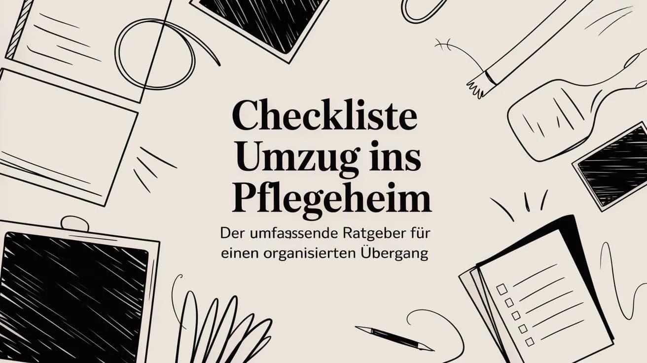 Checkliste Umzug ins Pflegeheim – Der umfassende Ratgeber für einen organisierten Übergang