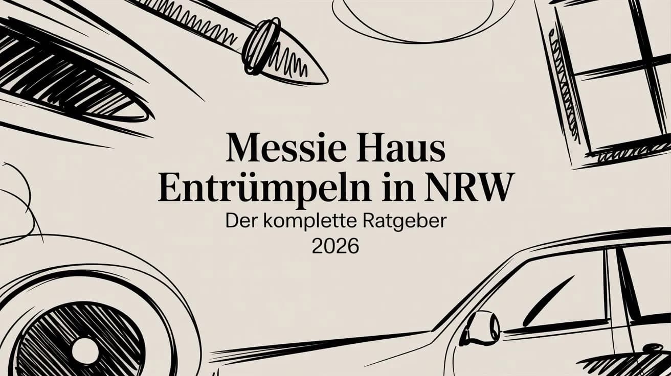 Messie Haus entrümpeln: Der vollständige Ratgeber für NRW