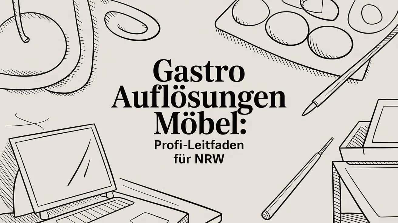 Gastro Auflösungen Möbel: Profi-Leitfaden für NRW