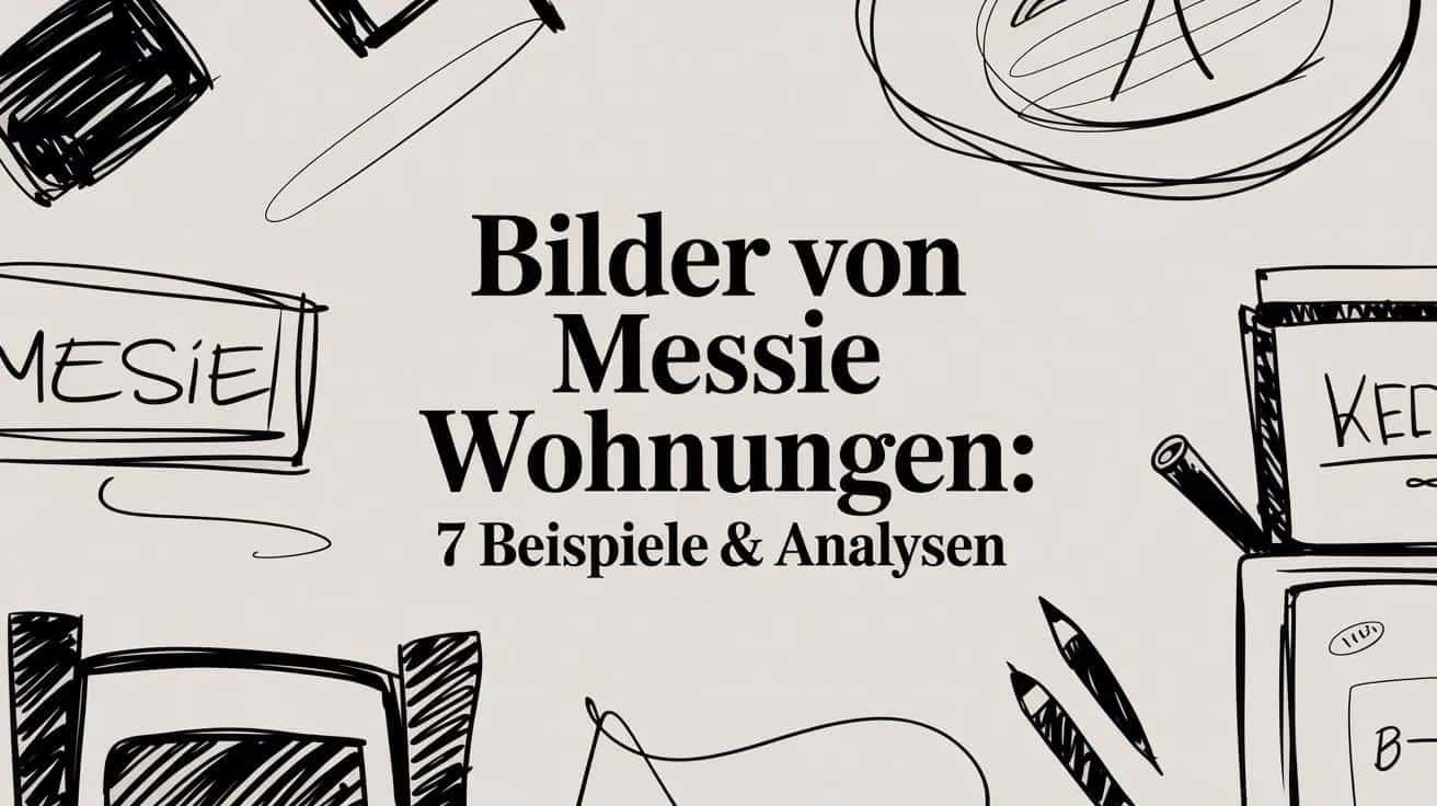 Bilder von Messie Wohnungen: 7 Beispiele & Analysen