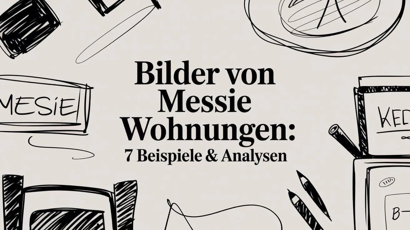 Bilder von Messie Wohnungen: 7 Beispiele & Analysen