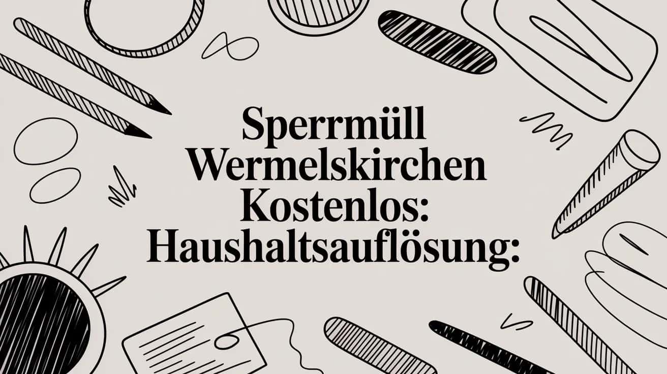 Sperrmüll wermelskirchen kostenlos: Haushaltsauflösung:
