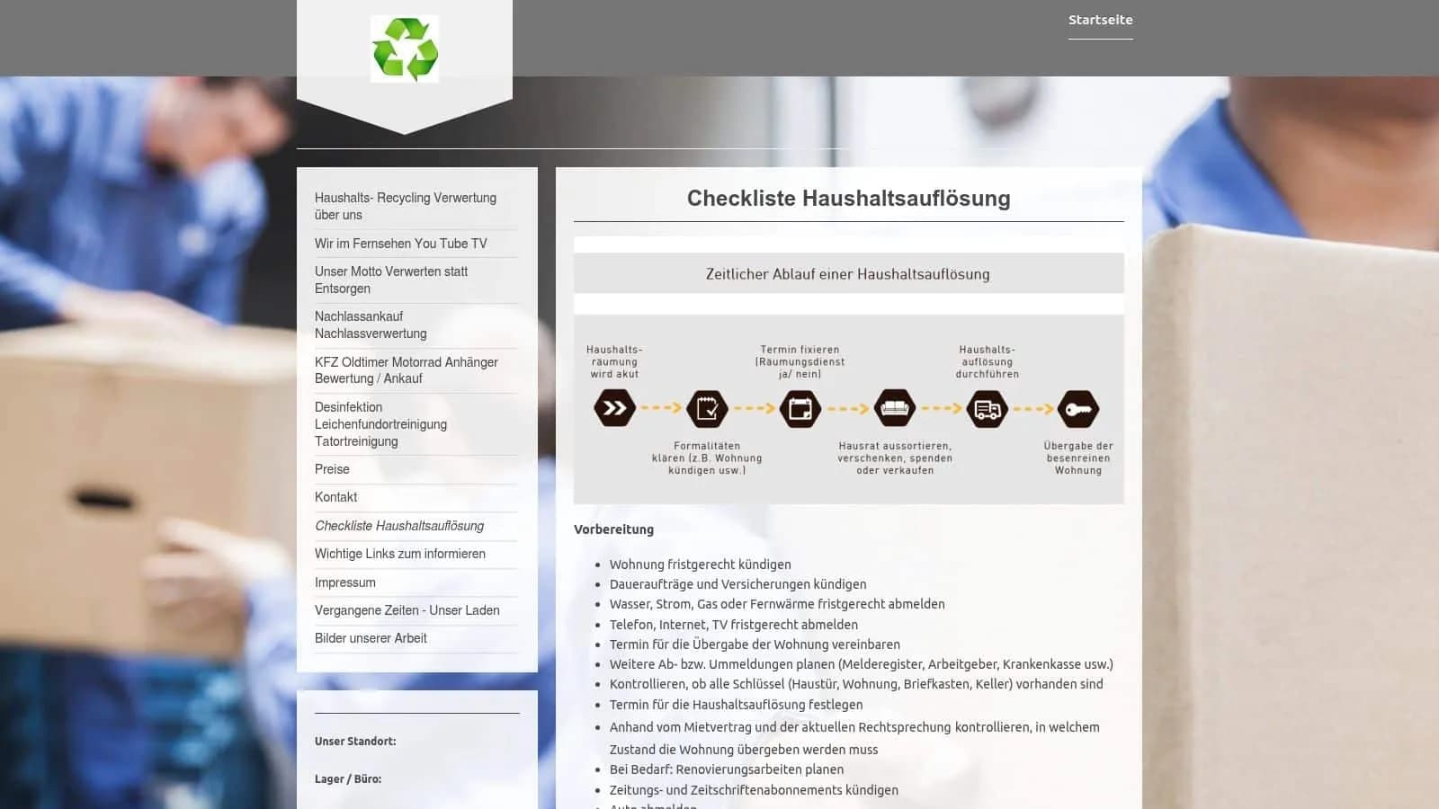 3. Die Nachlass-Checkliste: Haushaltsauflösung nach Todesfall (PDF)