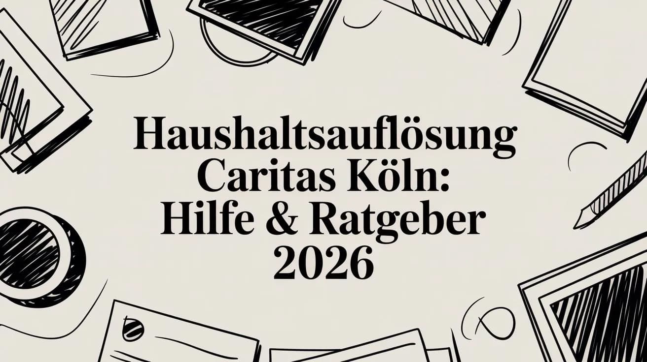 Haushaltsauflösung Caritas Köln: Hilfe & Ratgeber 2026