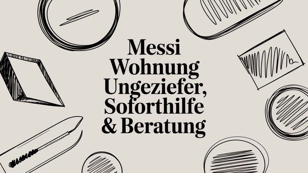 Messi Wohnung Ungeziefer: Soforthilfe & Beratung