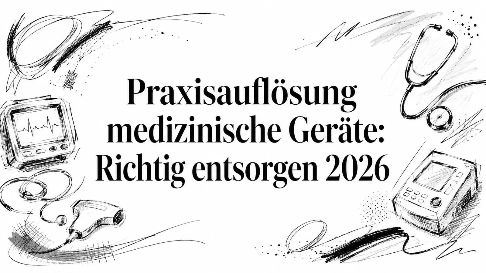 Praxisauflösung medizinische Geräte: Richtig entsorgen 2026