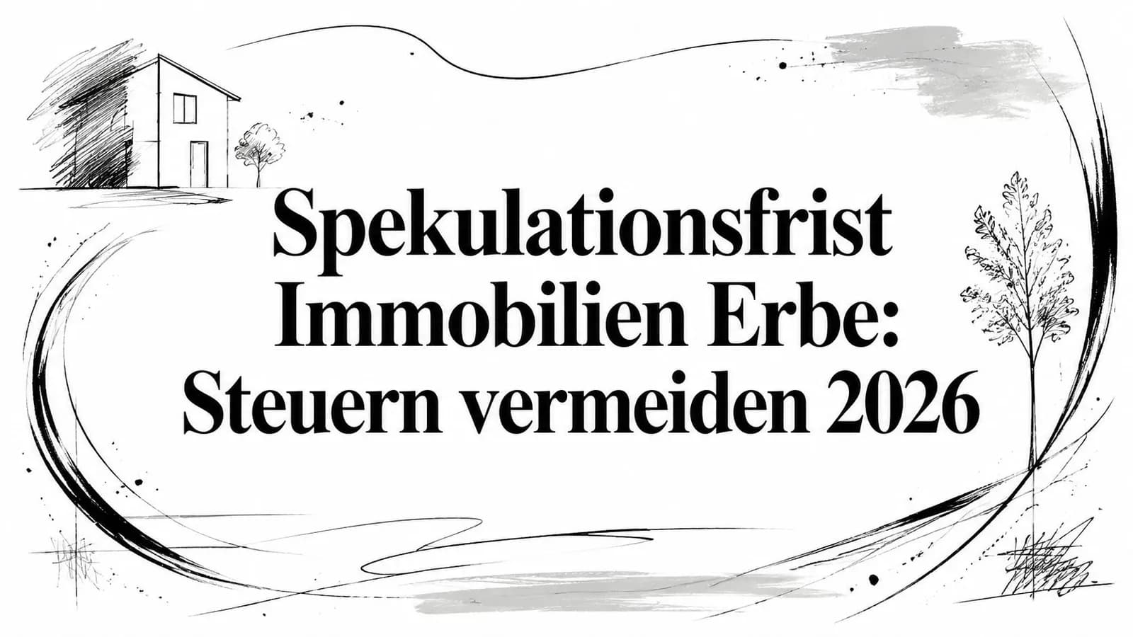 Spekulationsfrist Immobilien Erbe: Steuern vermeiden 2026