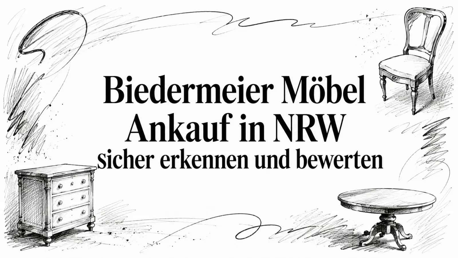 Biedermeier Möbel Ankauf in NRW sicher erkennen und bewerten