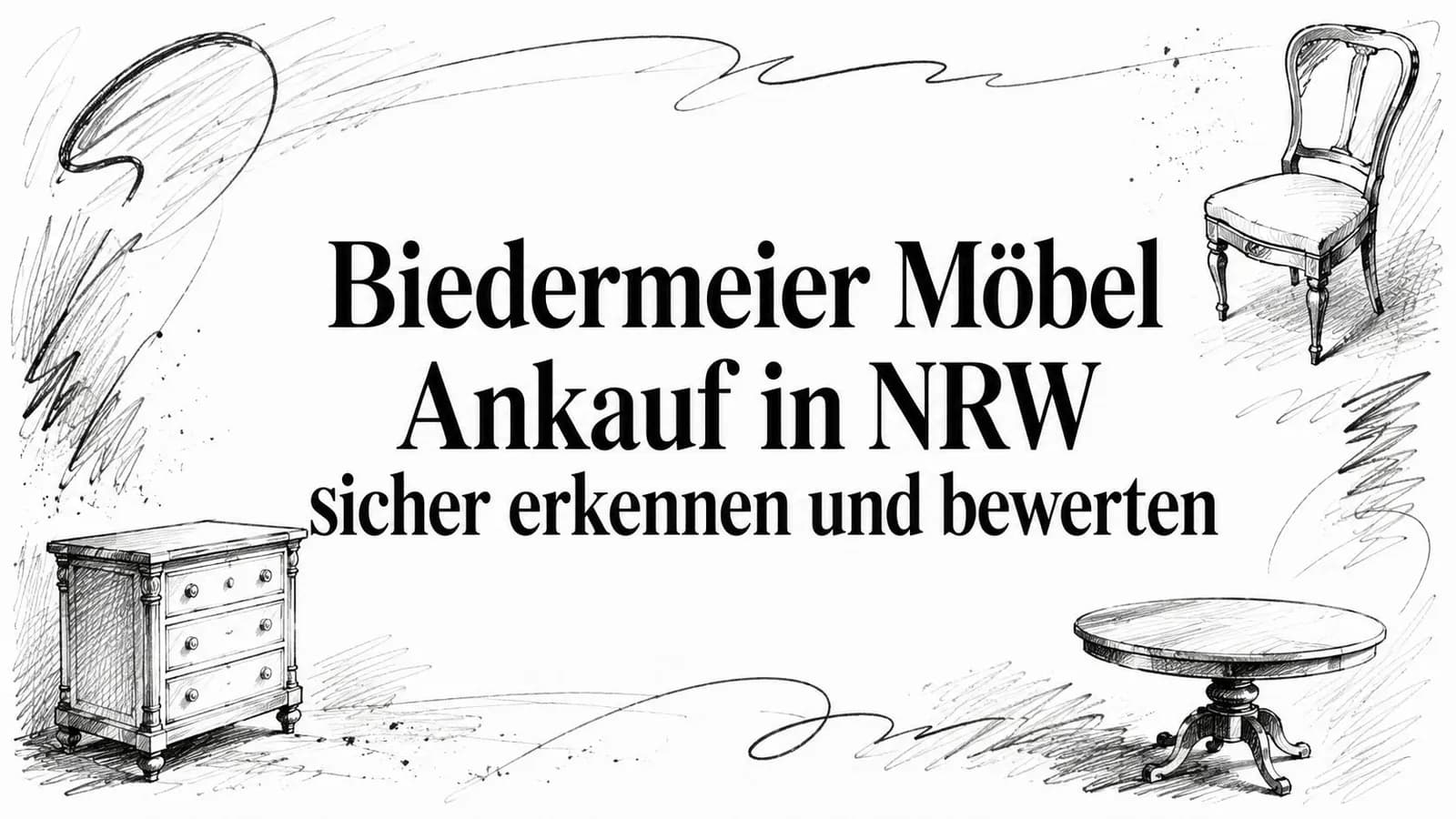 Biedermeier Möbel Ankauf in NRW sicher erkennen und bewerten