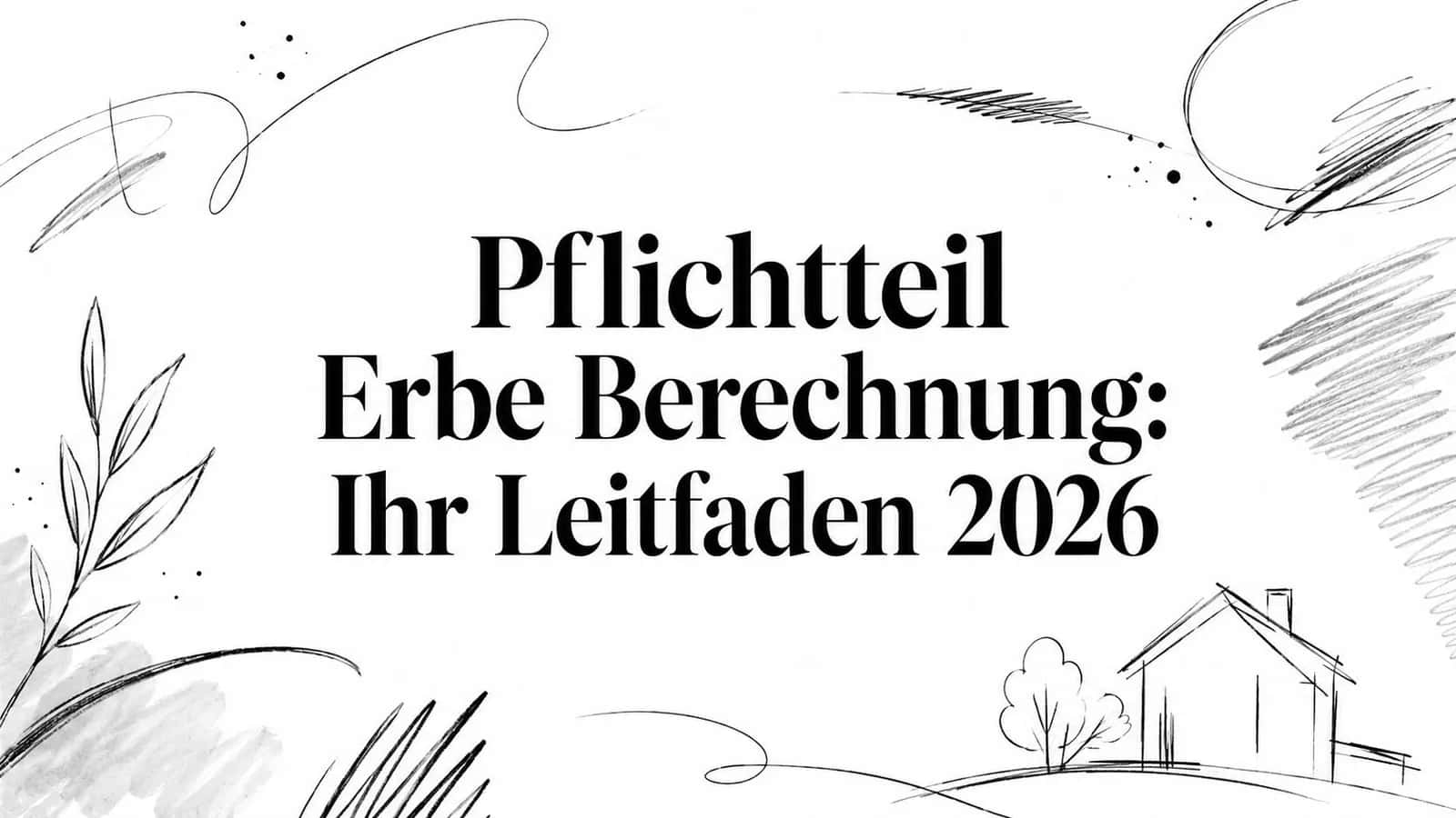 Pflichtteil Erbe Berechnung: Ihr Leitfaden 2026