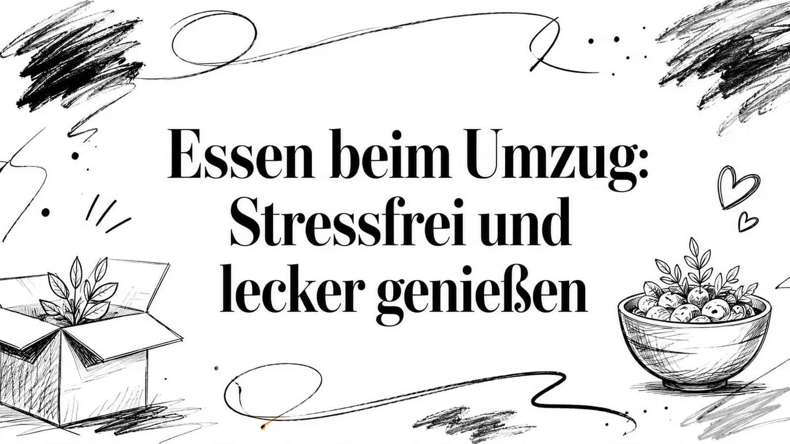 Essen beim Umzug: Stressfrei und lecker genießen
