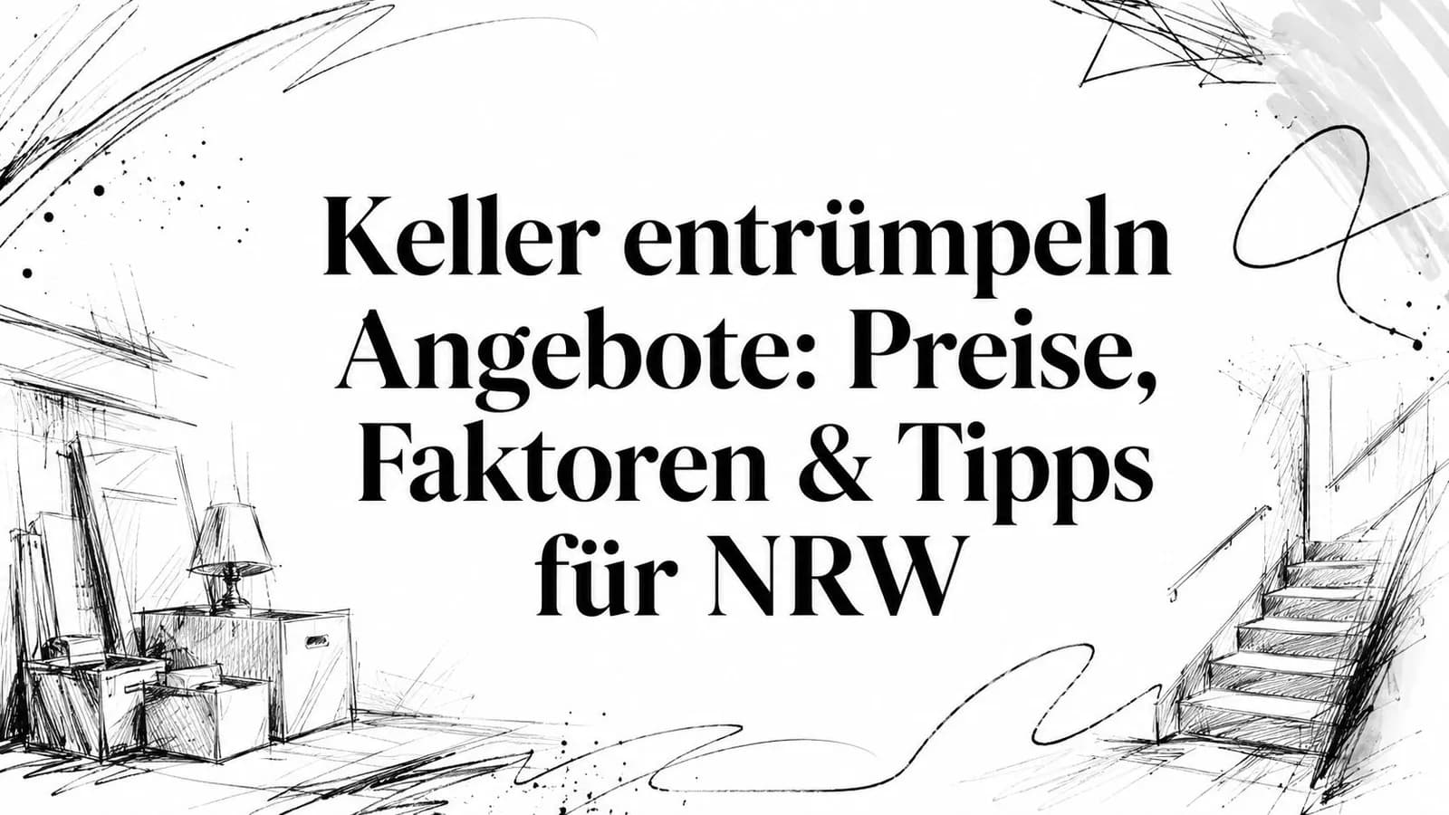 Keller entrümpeln Angebote: Preise, Faktoren & Tipps für NRW