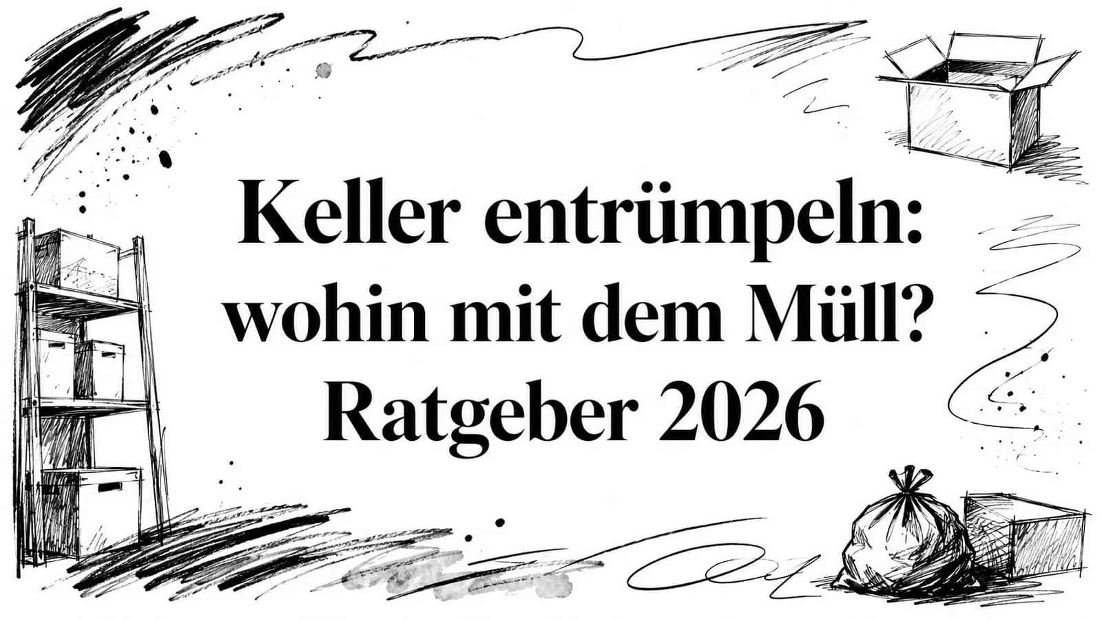 Keller entrümpeln: wohin mit dem Müll? Ratgeber 2026