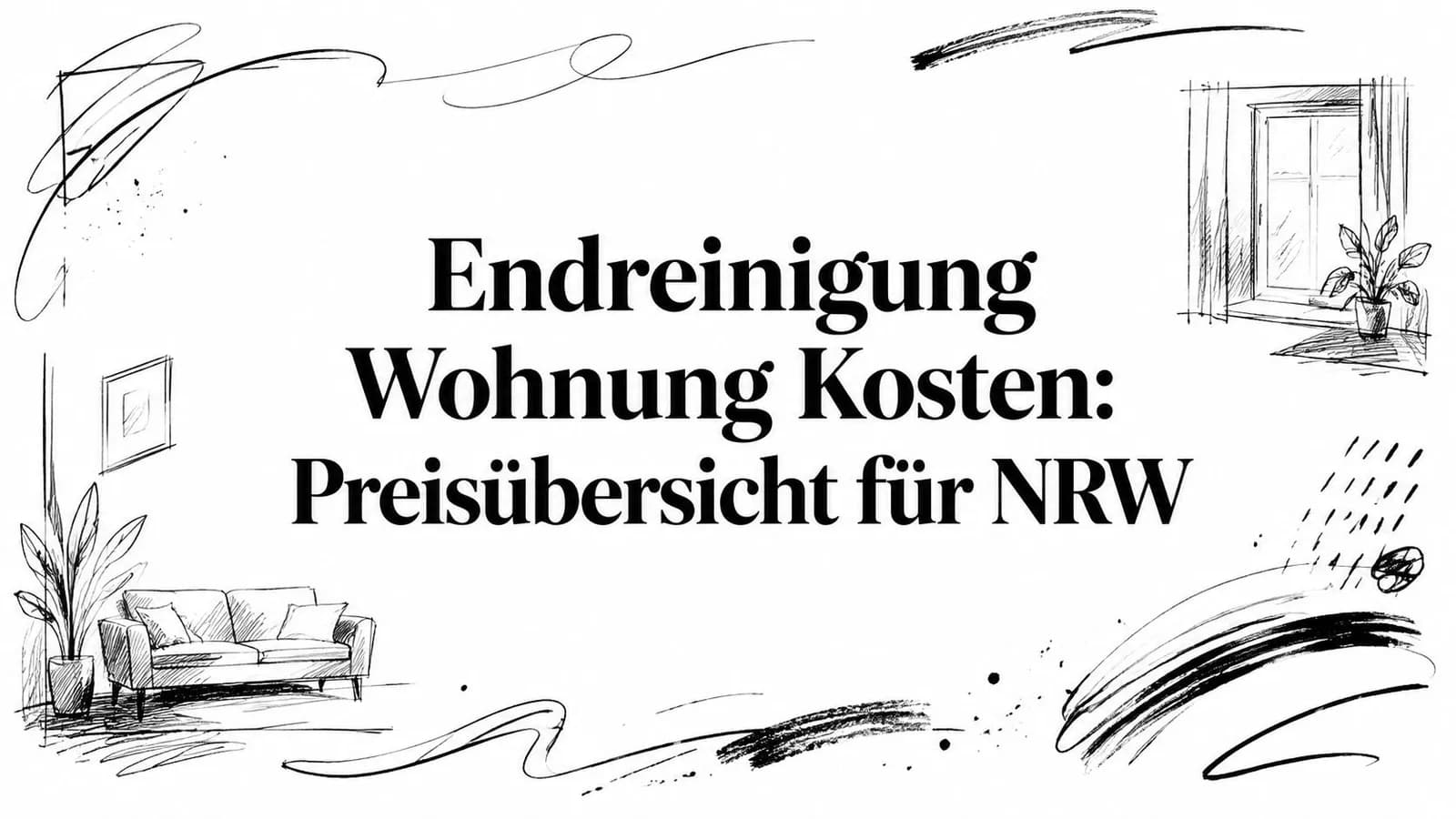 Endreinigung Wohnung Kosten: Preisübersicht für NRW